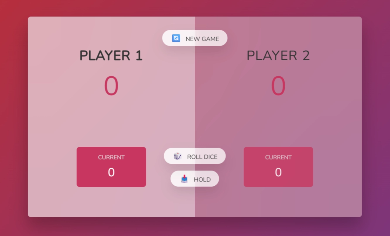 Photo of the Pig Game home page